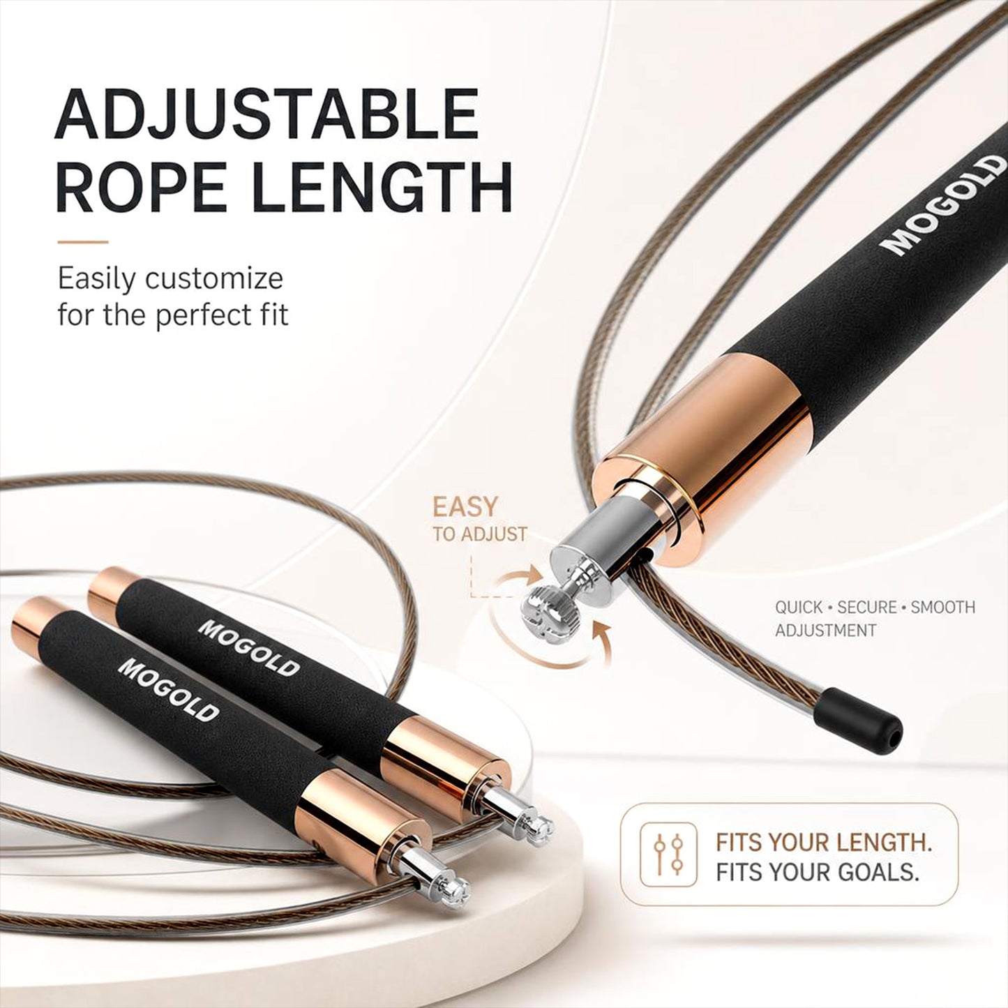 MOGOLD T47 Premium Speed Rope