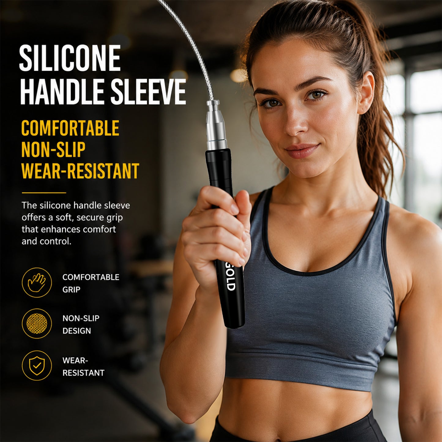 MOGOLD Aluminum Speed Jump Rope