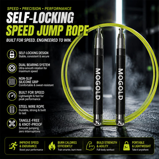 MOGOLD Self-Locking Speed Rope