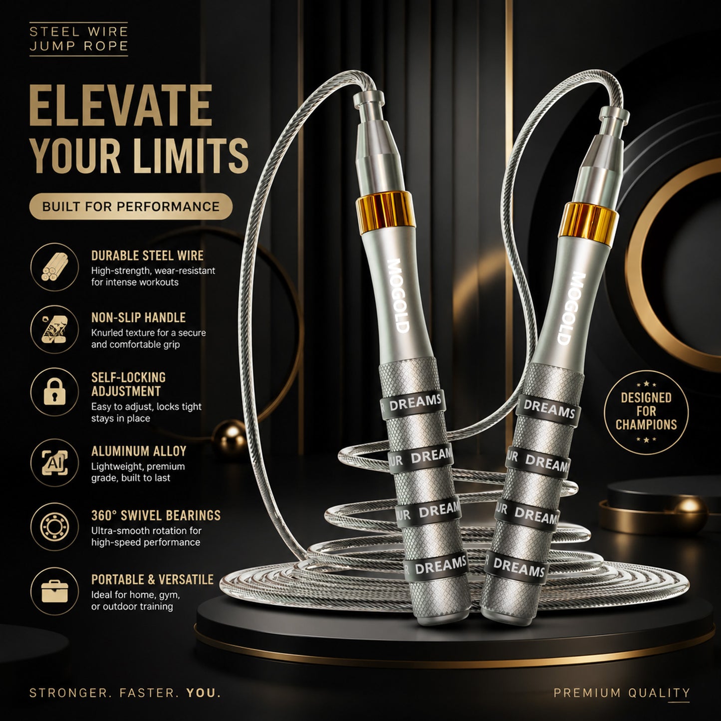 T20 Steel Wire Speed Rope