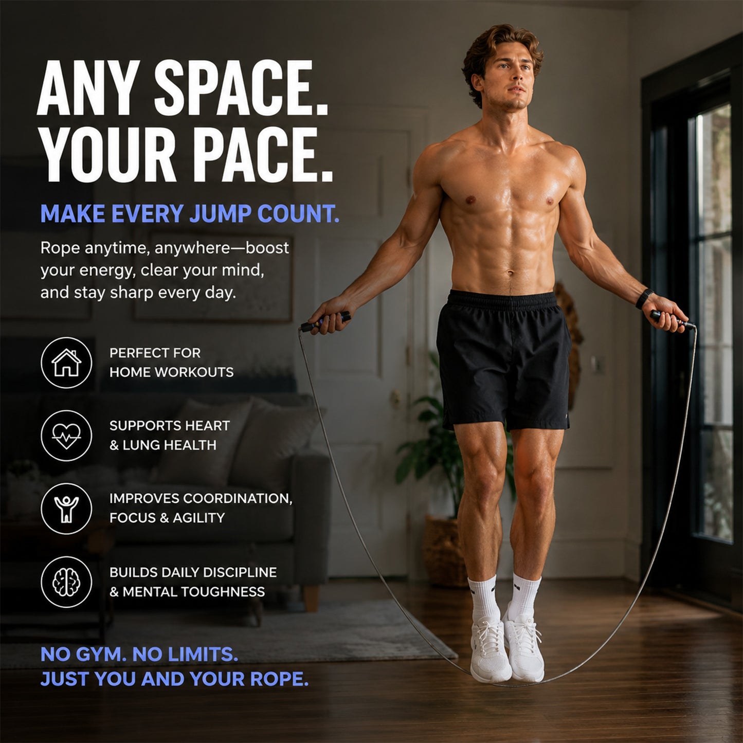 T88 Weighted Speed Rope