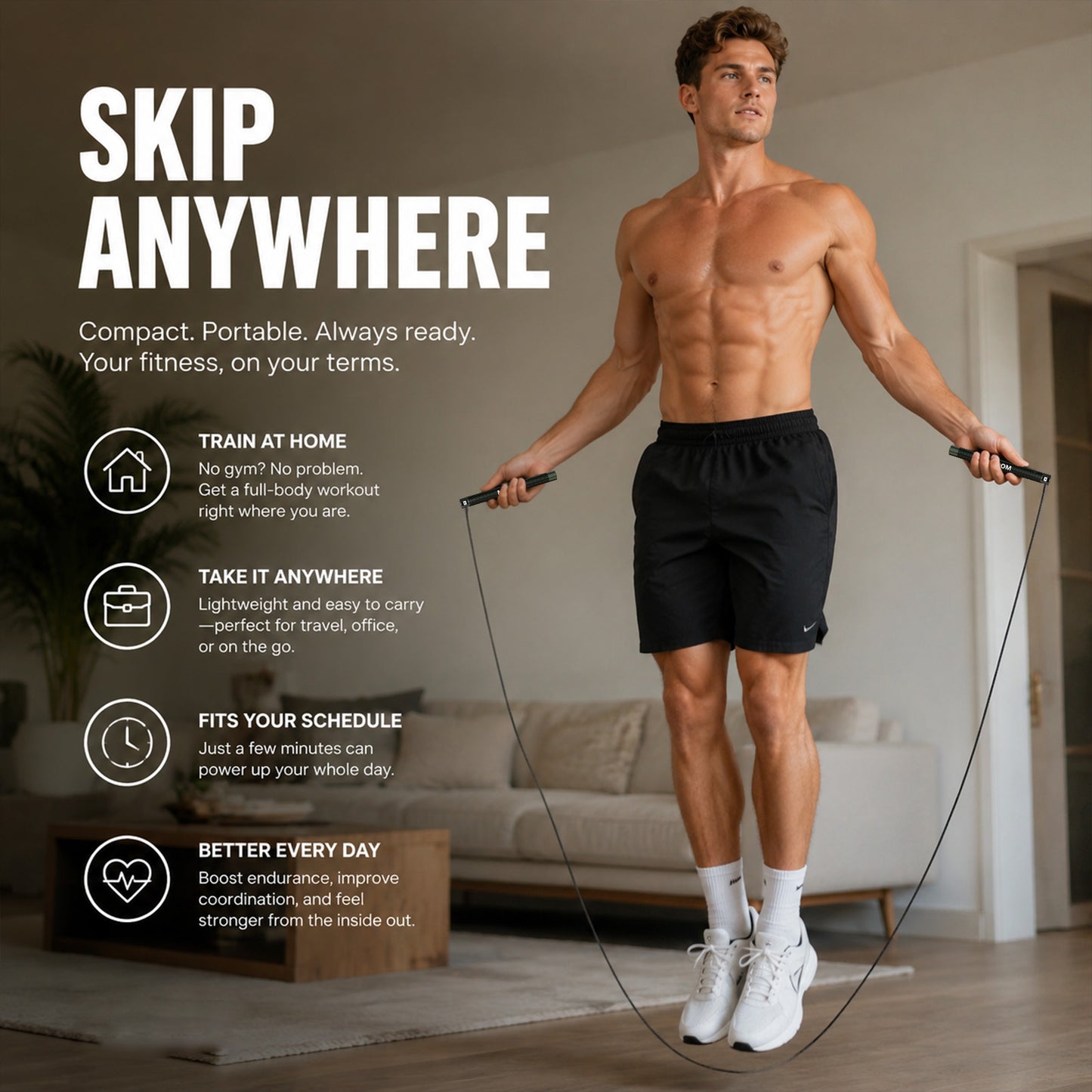 MOGOLD T52 Speed Rope