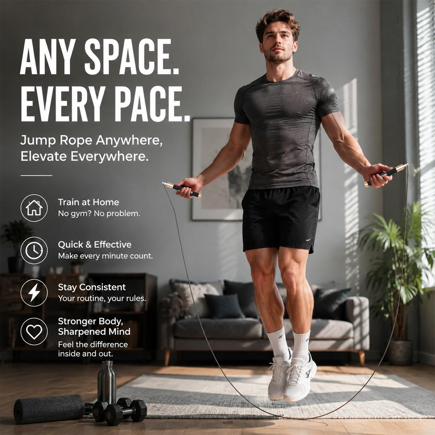 MOGOLD T47 Premium Speed Rope