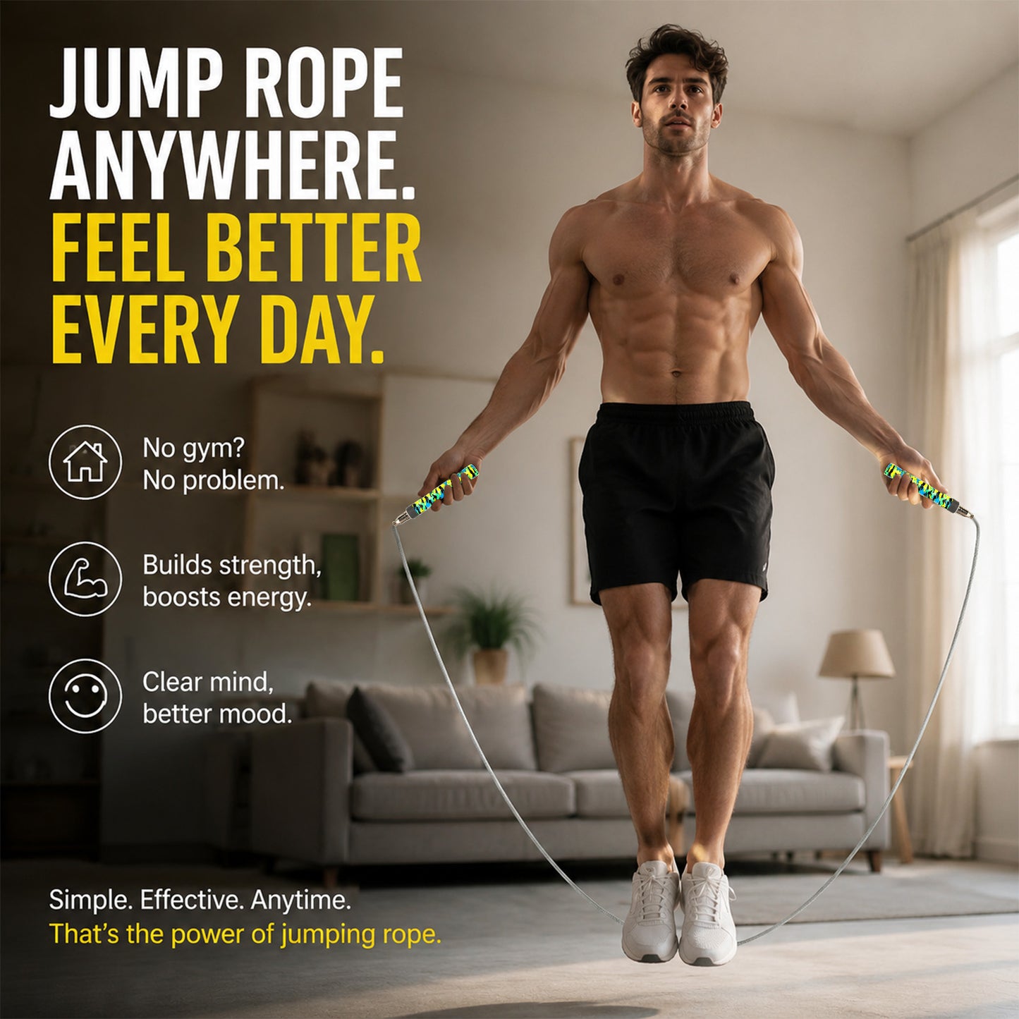 MOGOLD T15 Camo Speed Rope