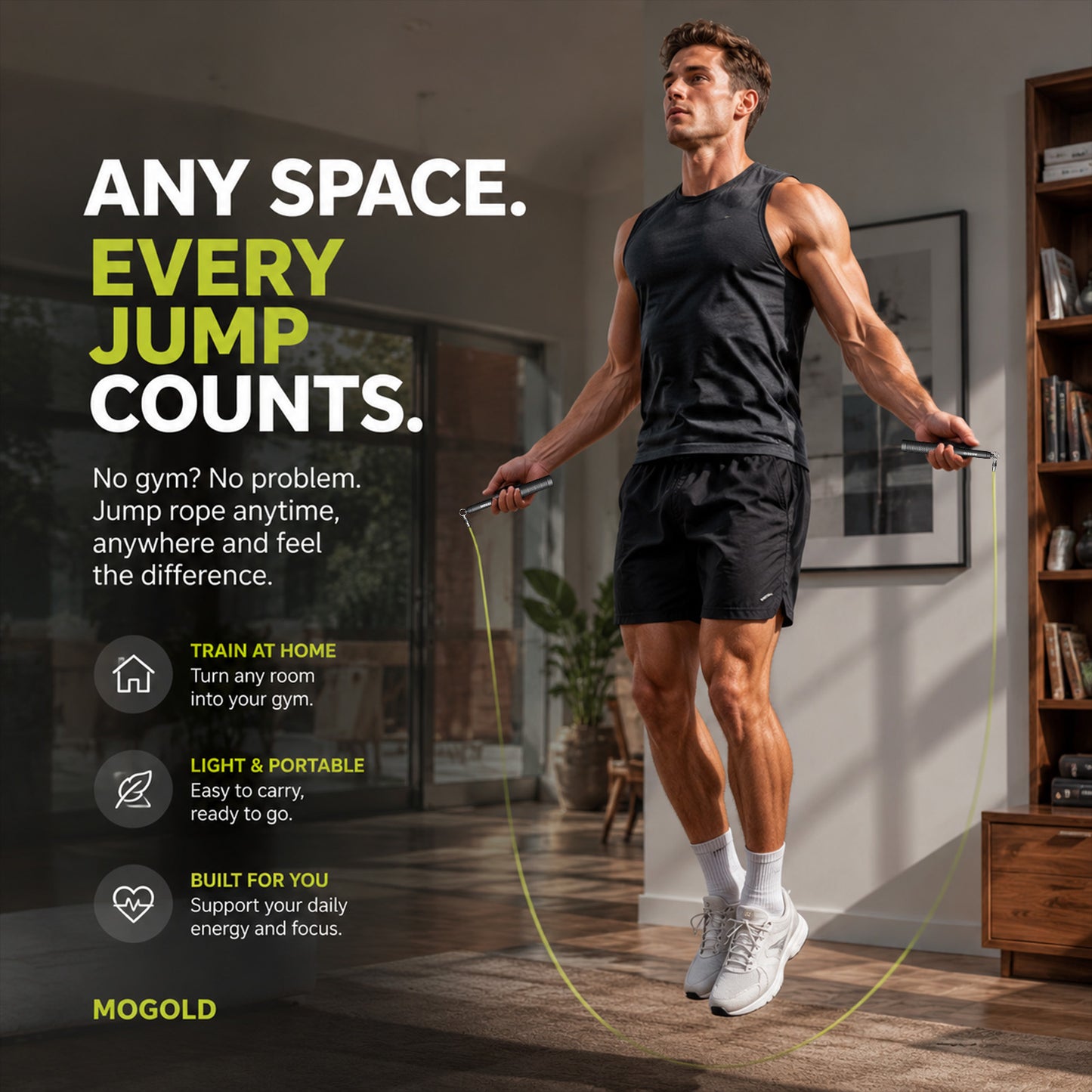 MOGOLD T111 Speed Rope