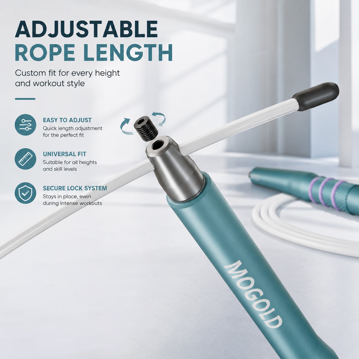 MOGOLD T87 Speed Rope