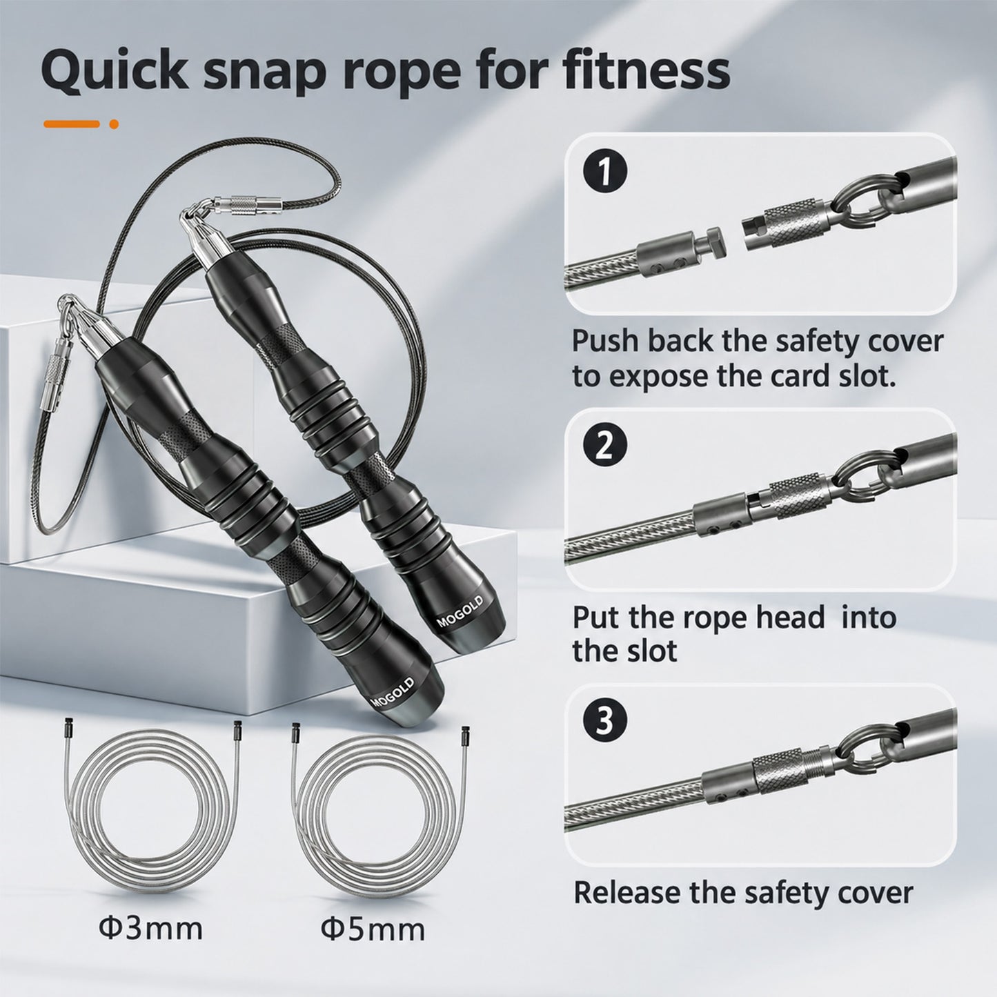 MOGOLD T77 Steel Wire Rope