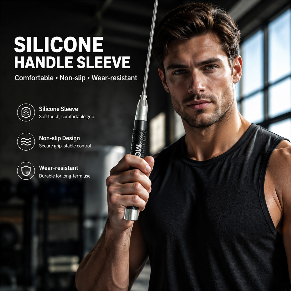 T03 Self-Locking Speed Jump Rope Adjustable
