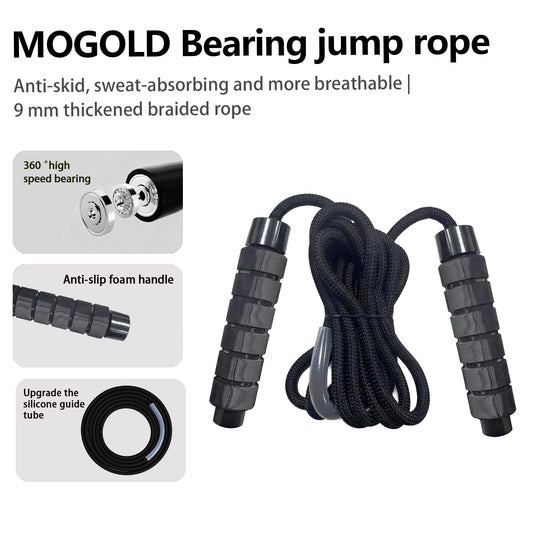 MOGOLD Kids Safe Jump Rope | Soft Adjustable Skipping Rope for Children 3-12