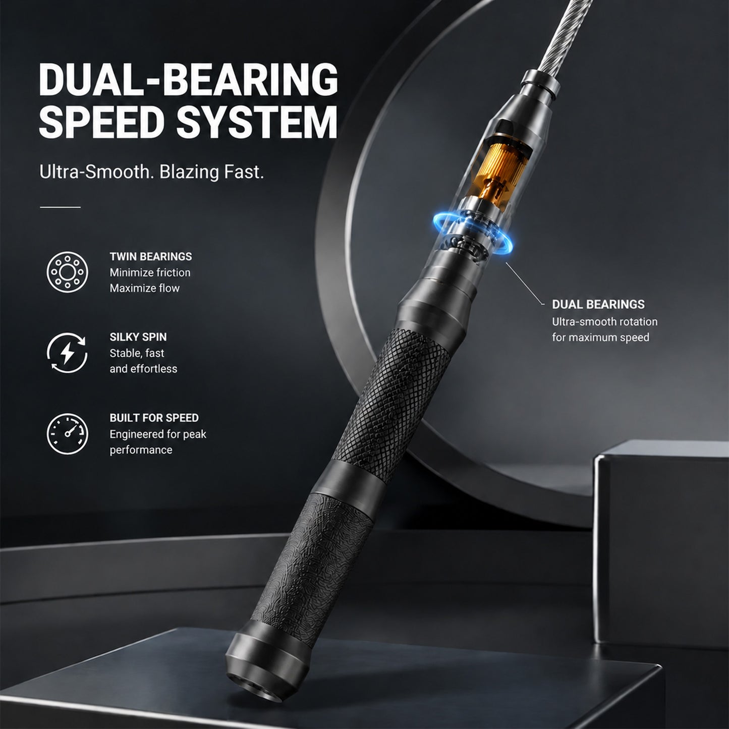 T81 Black Speed Rope