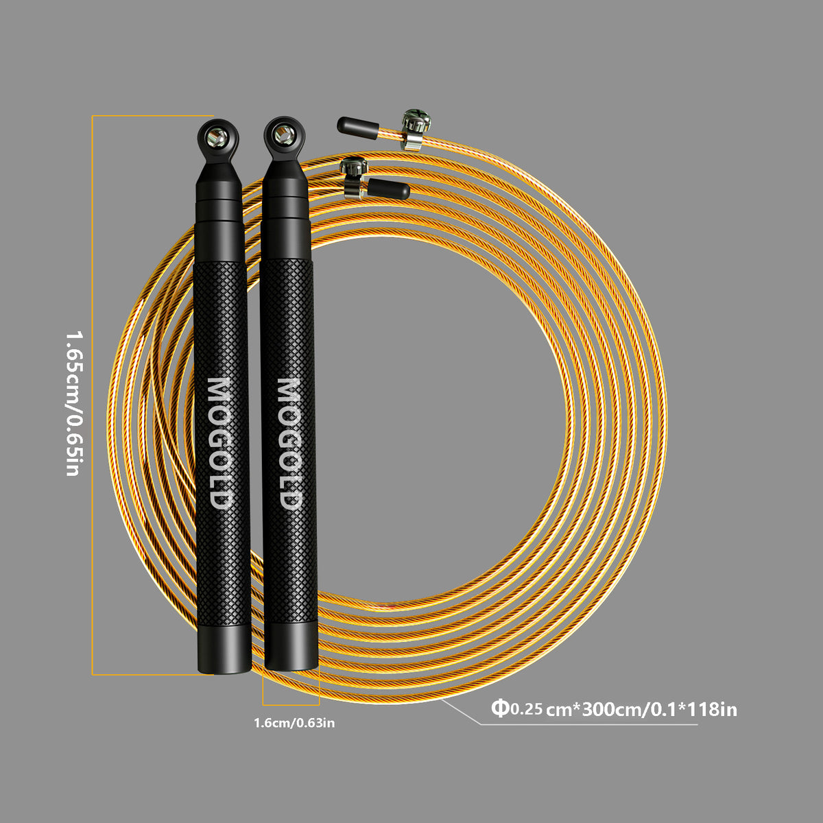 Mogold Ropes MOGOLD Speed Rope with Bag