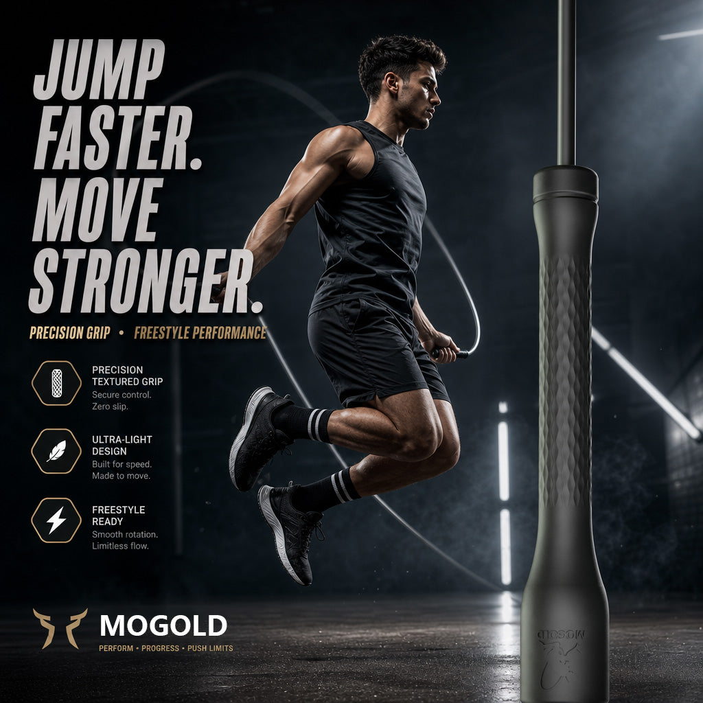 MOGOLD Soft Handle Jump Rope