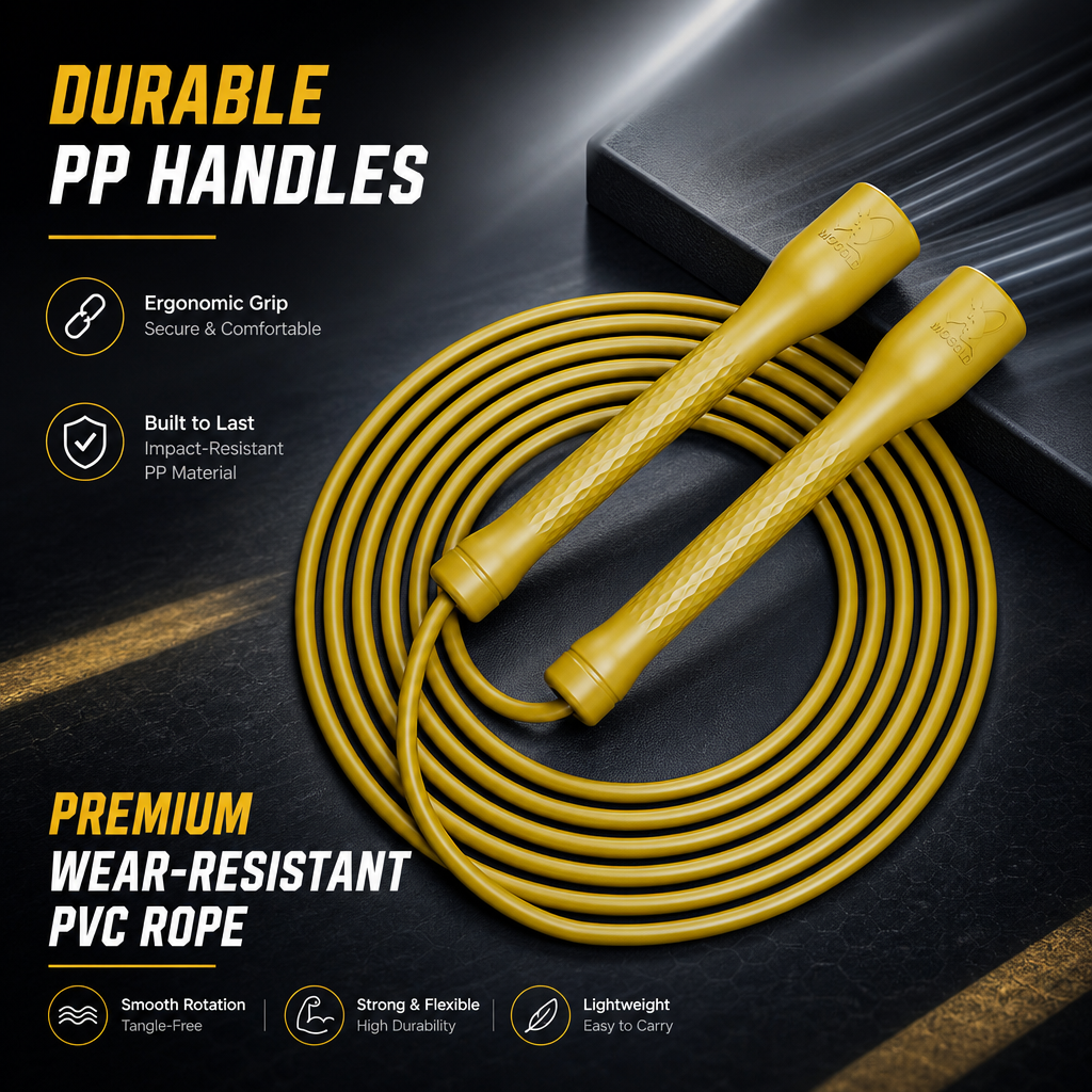 MOGOLD Soft Handle Jump Rope