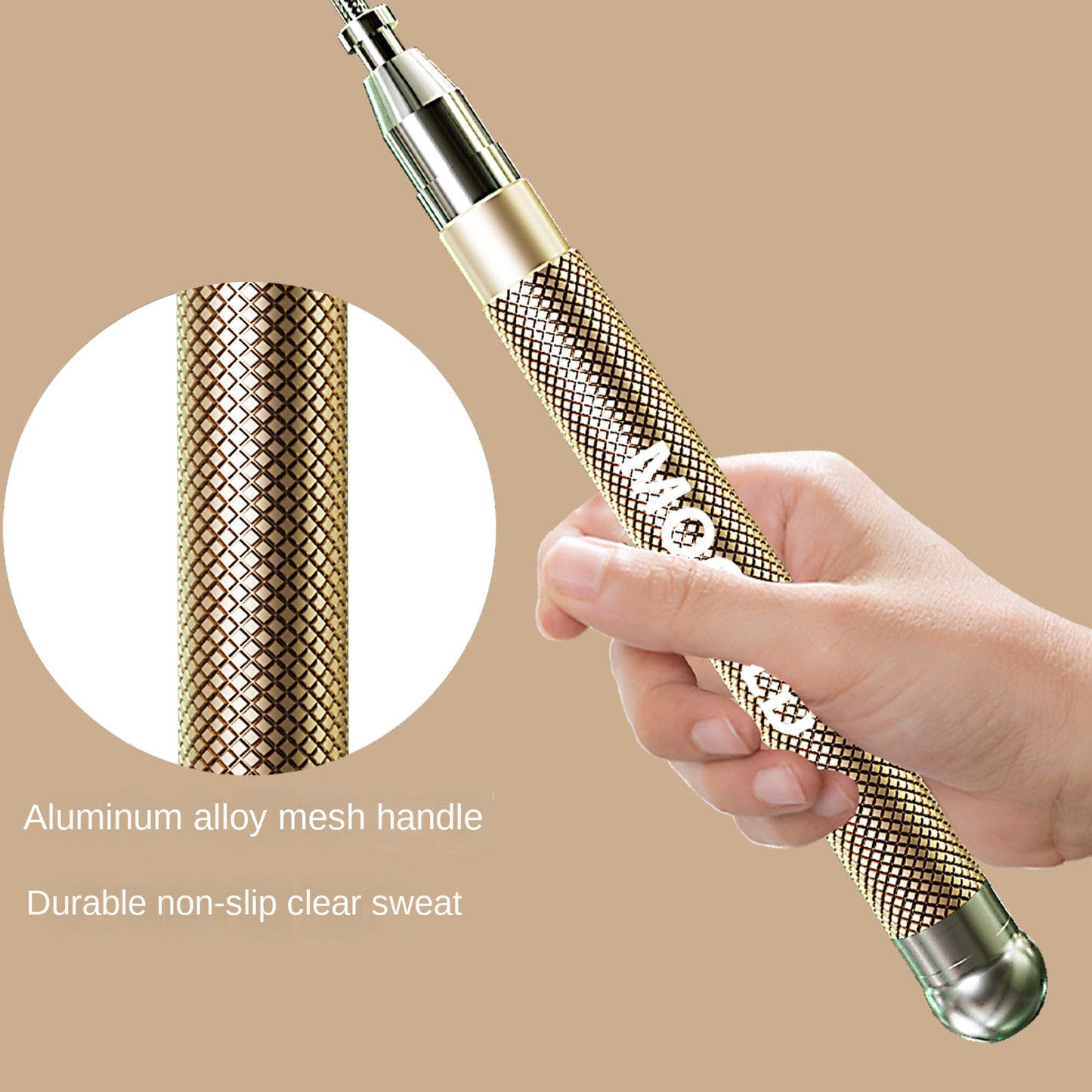 MOGOLD Professional Speed Jump Rope | Ball Bearing Adjustable for Athletes | Thickened Wear-Resistant Steel Wire