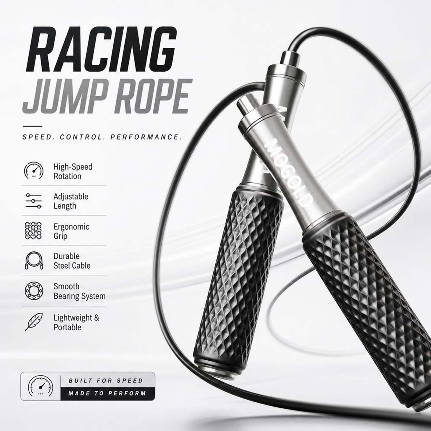 MOGOLD T92 Speed Rope