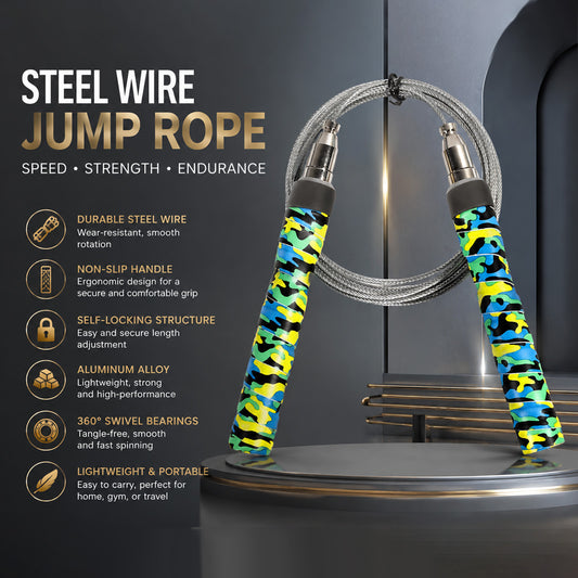 MOGOLD T15 Camo Speed Rope