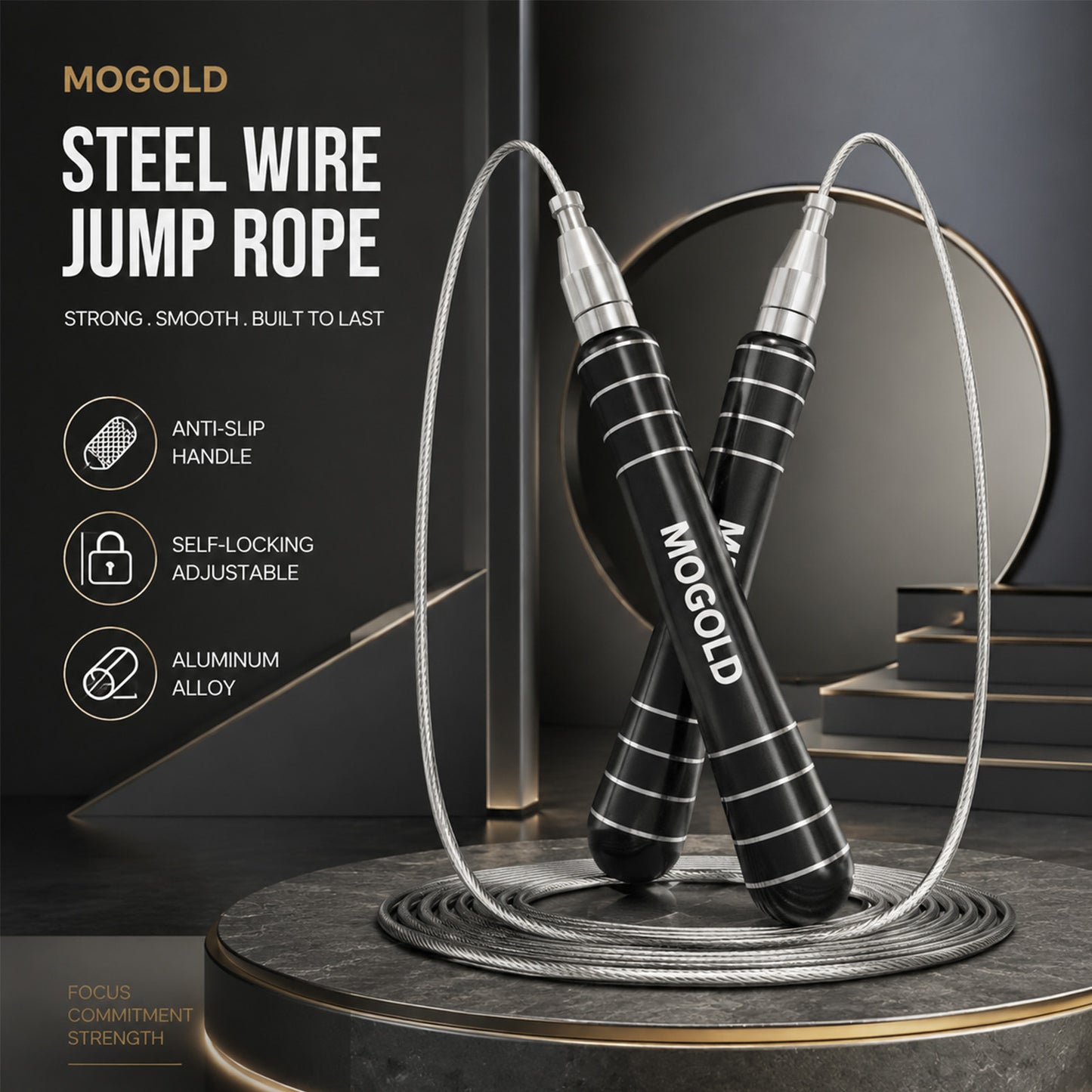 MOGOLD T10 Speed Jump Rope