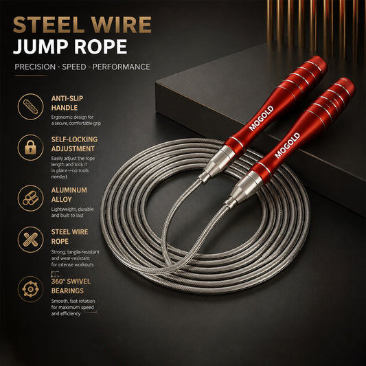 T40 Red Aluminum Speed Rope