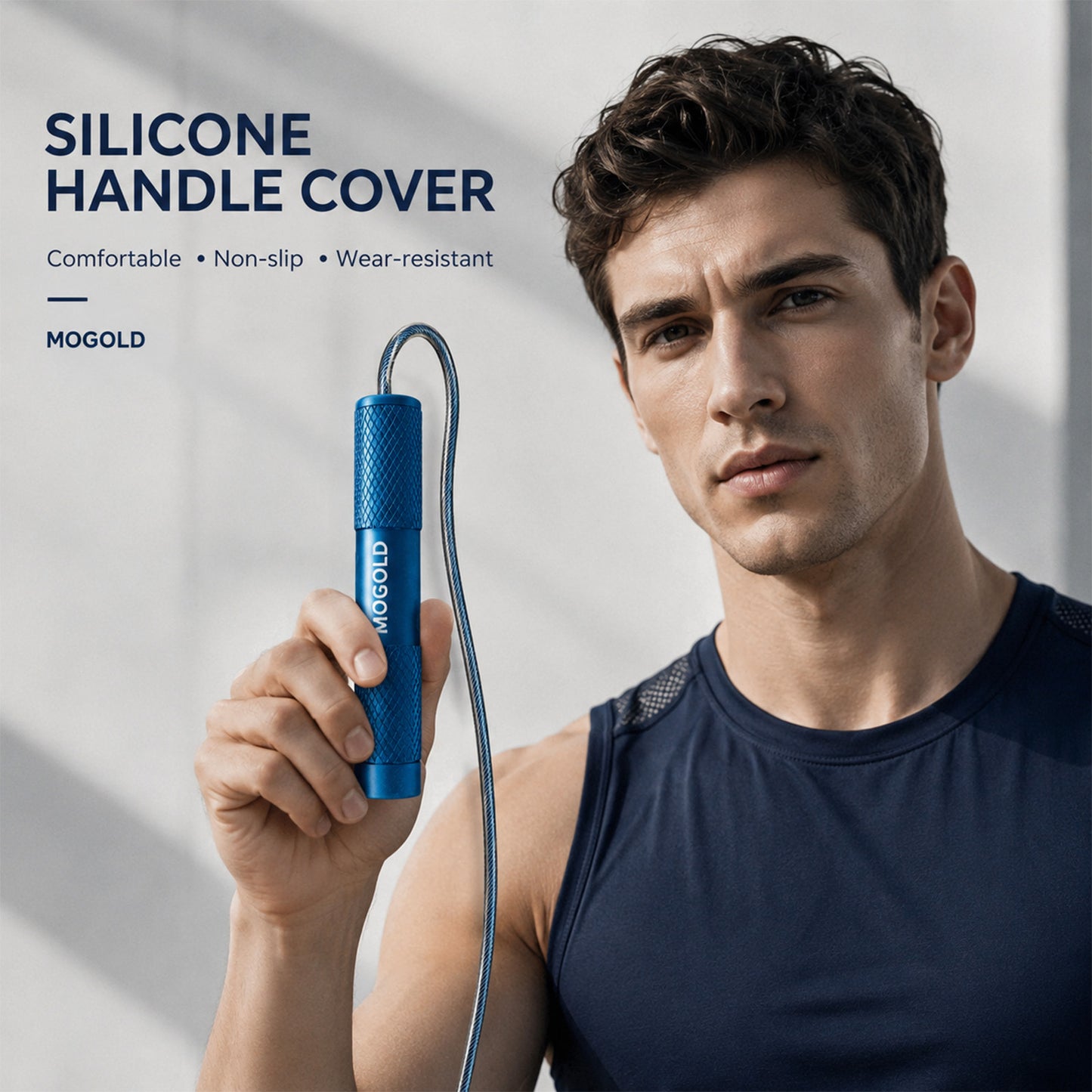 MOGOLD Metal Speed Jump Rope
