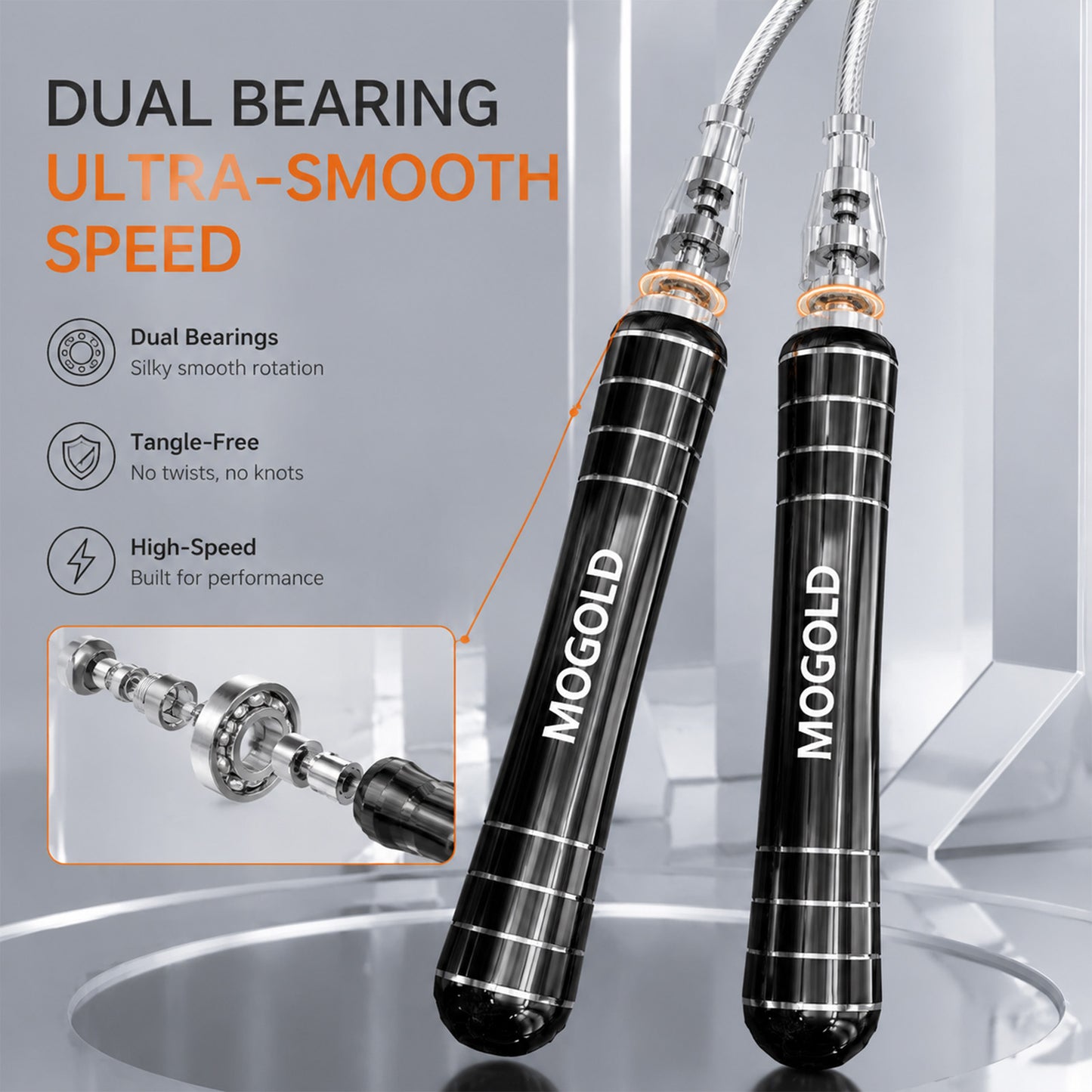 MOGOLD T10 Speed Jump Rope
