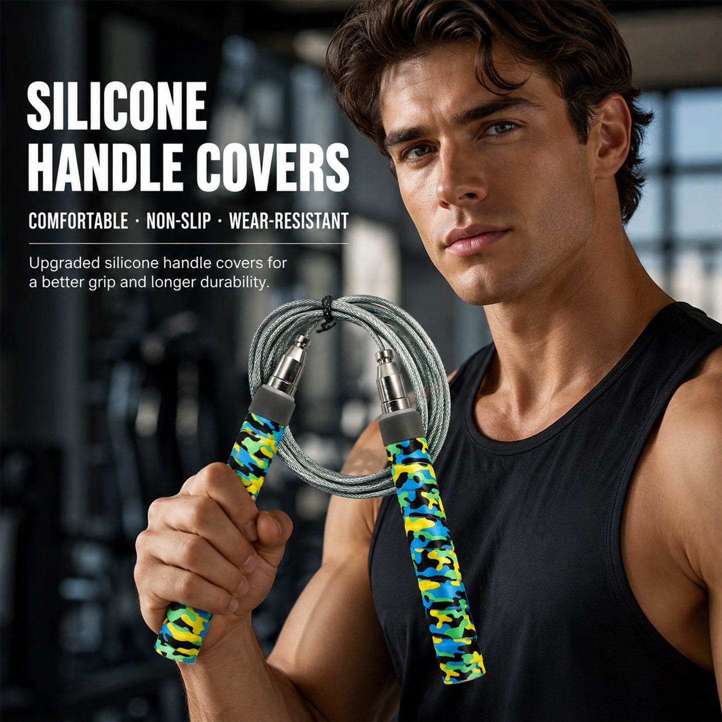 MOGOLD T15 Camo Speed Rope