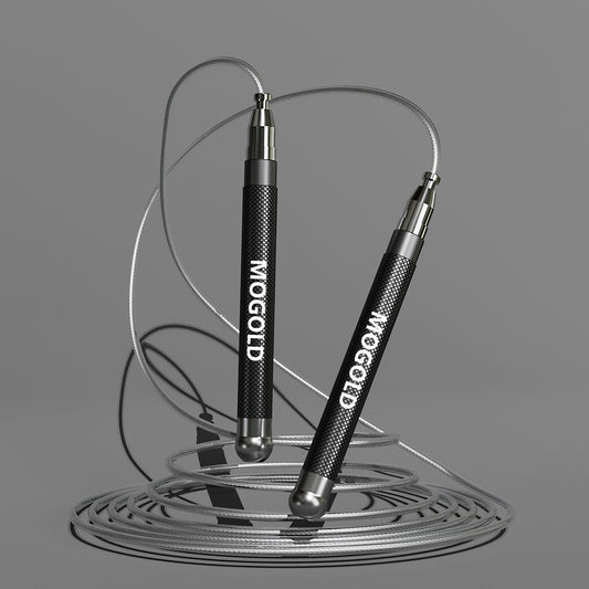 MOGOLD Professional Speed Jump Rope | Ball Bearing Adjustable for Athletes | Thickened Wear-Resistant Steel Wire