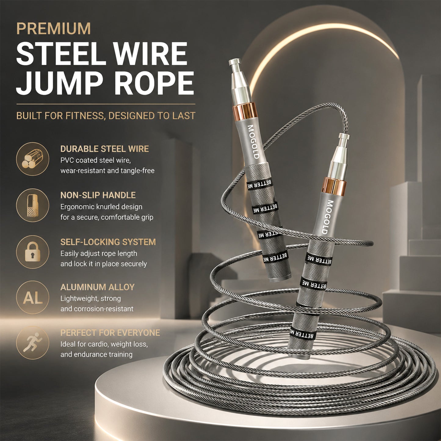 T20 Steel Wire Speed Rope
