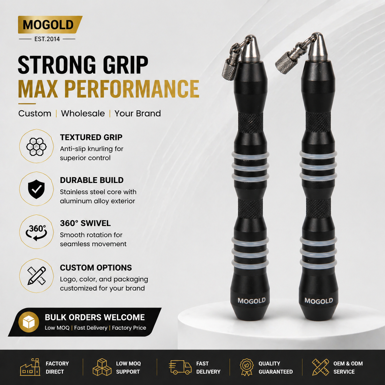 MOGOLD Tactical Metal Weighted Rope