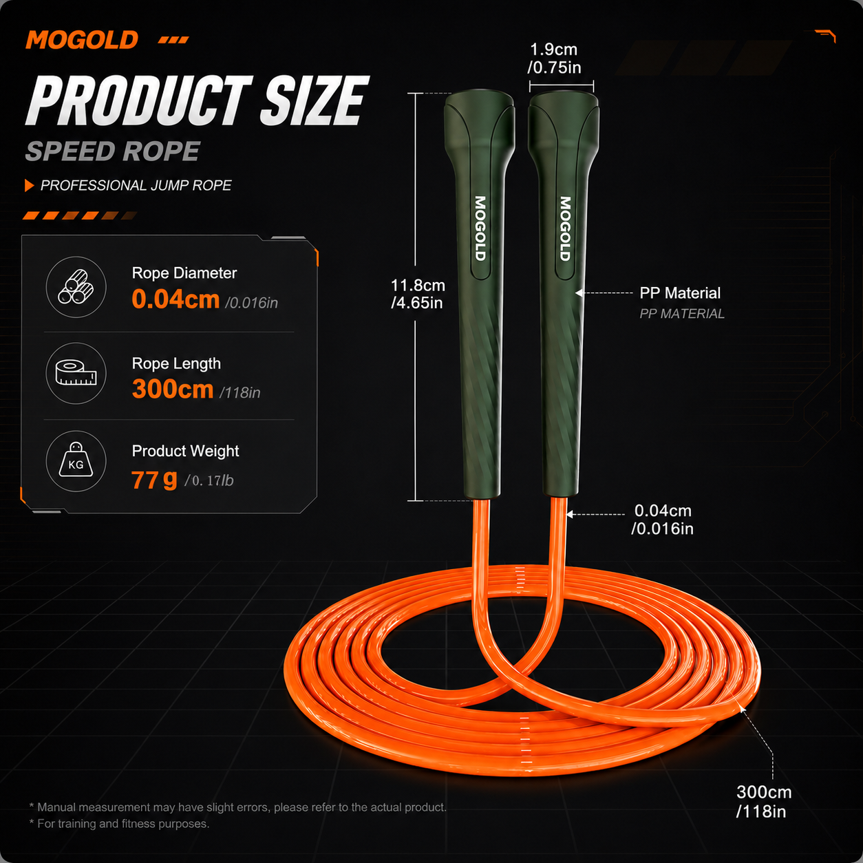 MOGOLD Kids Safe Jump Rope