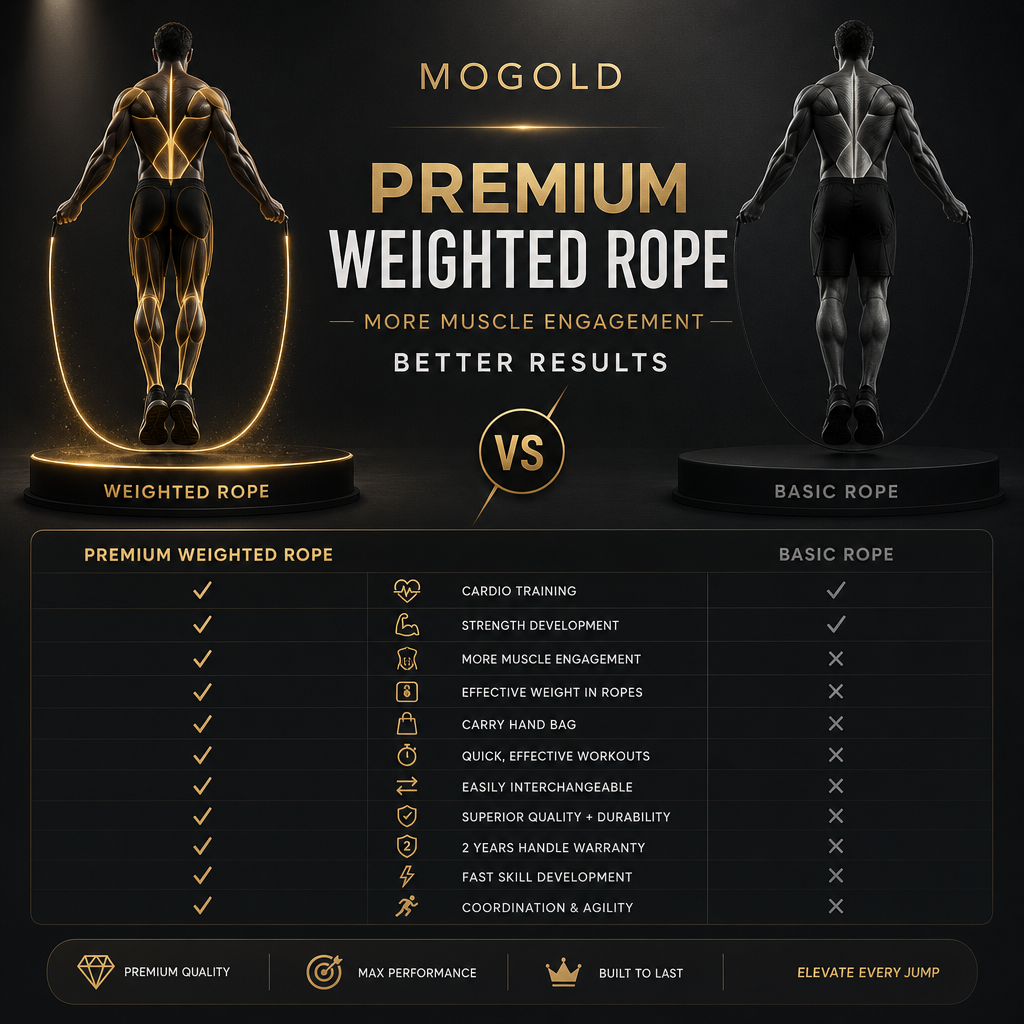 MOGOLD Weighted Jump Rope