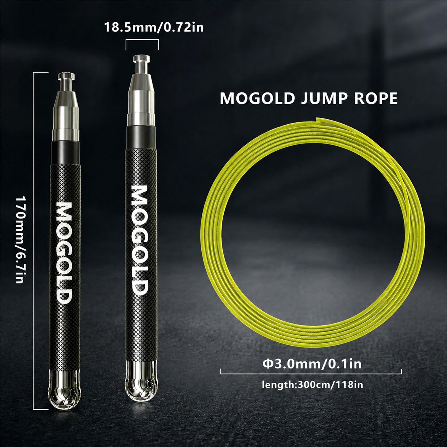 MOGOLD Self-Locking Speed Rope