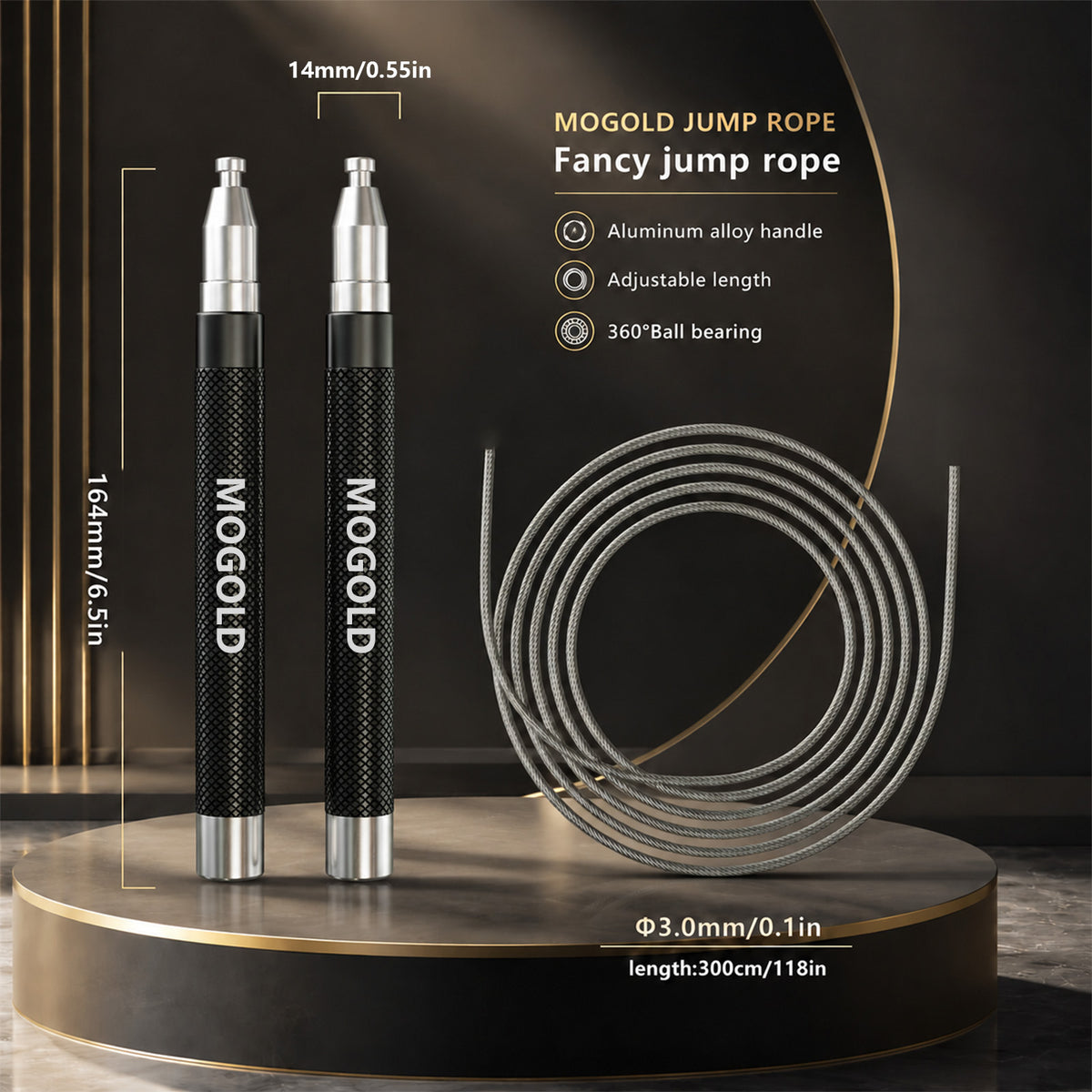 T03 Self-Locking Speed Jump Rope Adjustable