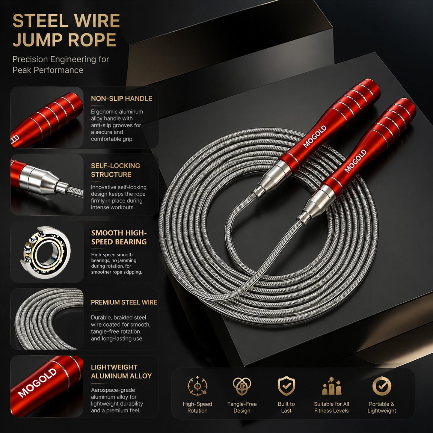 T19 Steel Wire Speed Rope