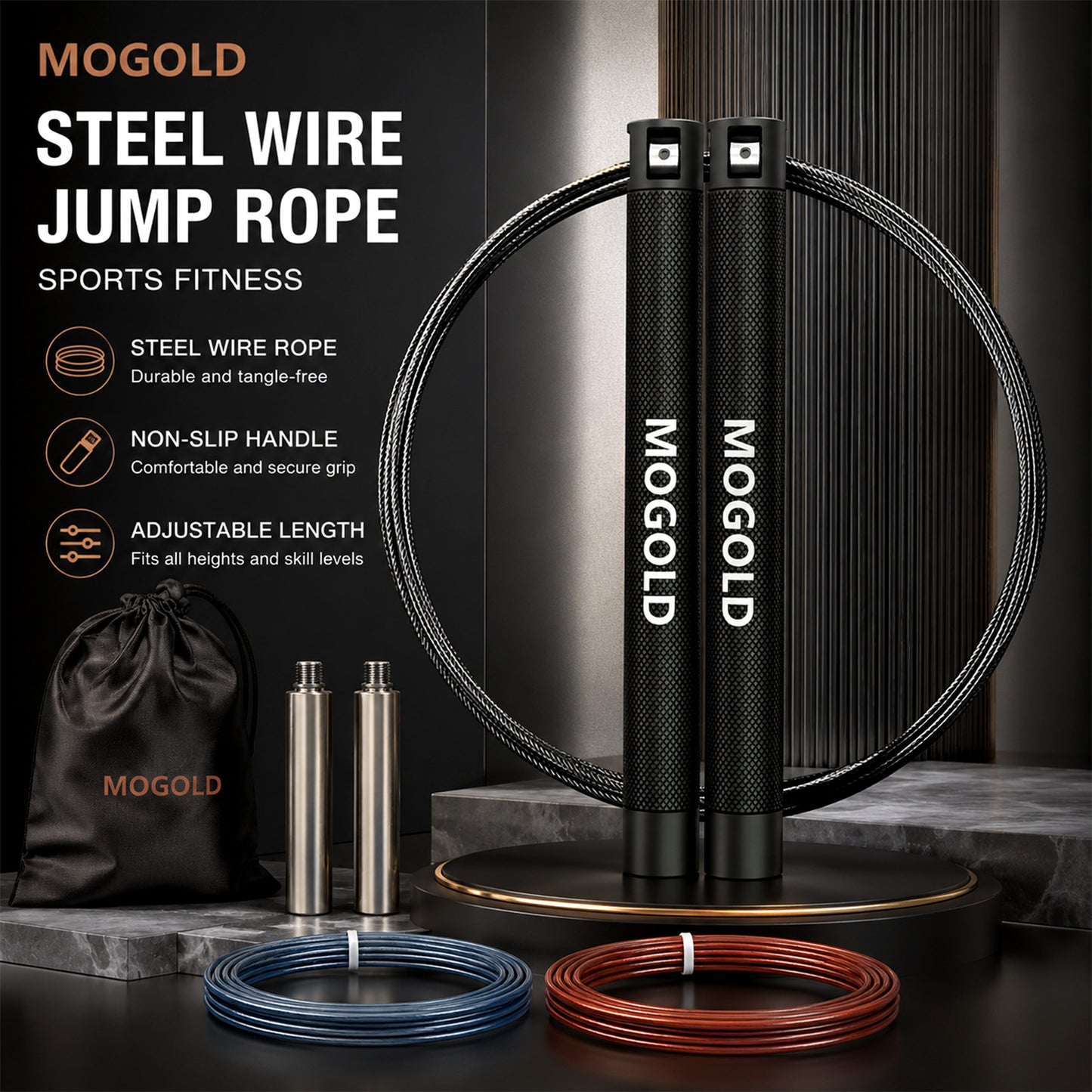 MOGOLD T52 Speed Rope