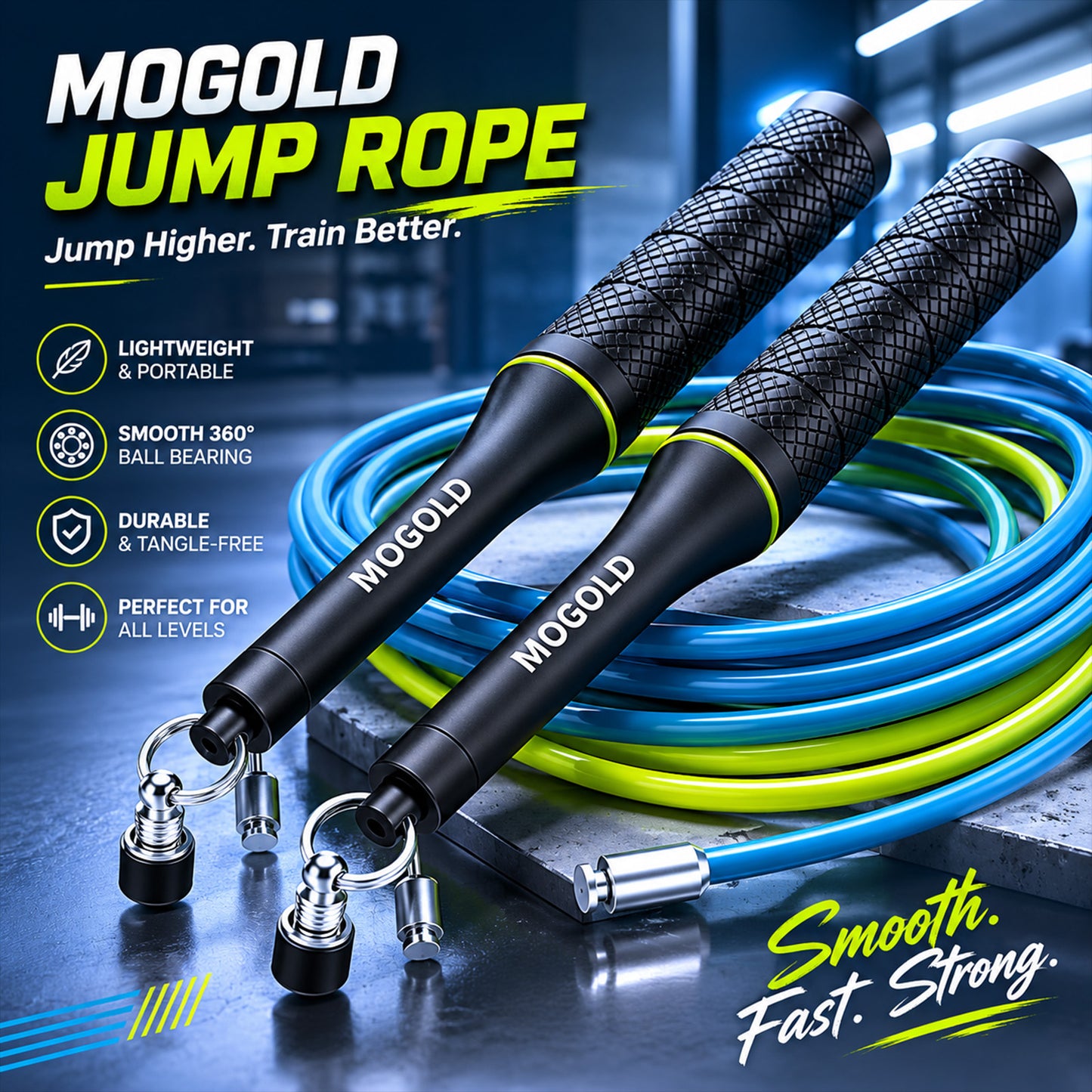 MOGOLD T111 Speed Rope