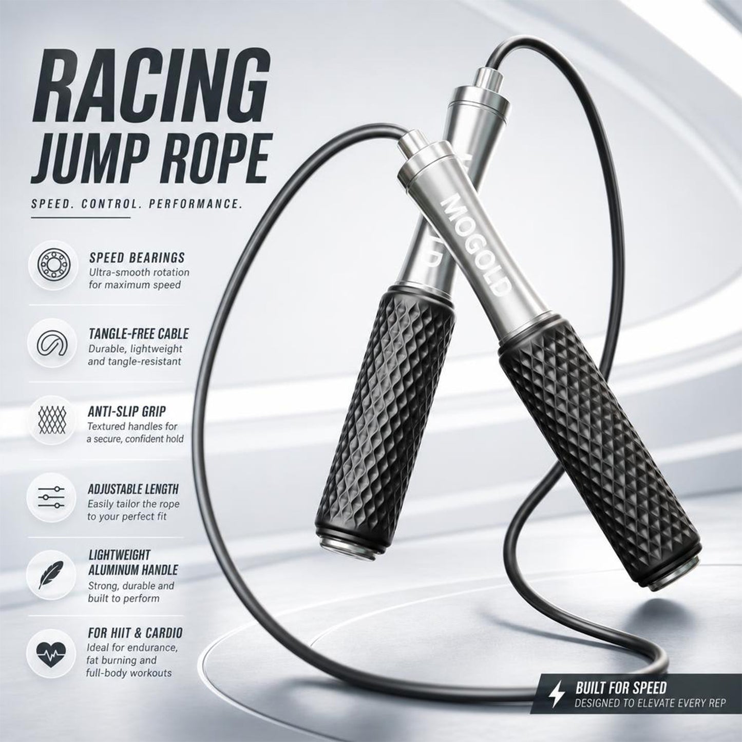 MOGOLD T92 Speed Rope